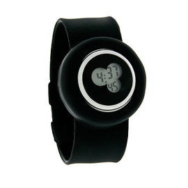 إنذار معصمه سيليكون ووتش XL 43MM الأسود جيلي الرقمية كوارتز ساعة