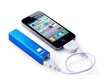 2600mAh لأحمر الشفاه البسيطة بنك الطاقة العالمي للهاتف المحمول / آي بود