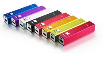 2600mAh لأحمر الشفاه البسيطة بنك الطاقة العالمي للهاتف المحمول / آي بود