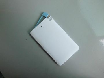 المحمولة سليم ليثيوم أيون قوة البنك 4000mAh البطارية للهاتف المحمول / باد، أبيض