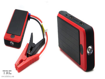 المزدوج USB المحمولة قوة البنك 12000MAH سيارة القفز بداية في الأحمر