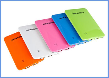 الهاتف المحمول ليثيوم بوليمر بطارية قوية قوة البنك 8000mAh عمر مع اللمس مفتاح
