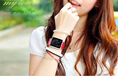 أسود 12/24 ساعة led Digital wristwatch سبيكة حالة لمراهق