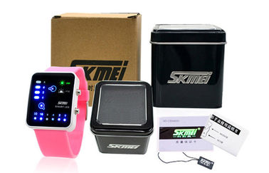 قرنفليّ سليكوون led Digital wristwatch el backlight ساعة ثنائيّ مزدوج