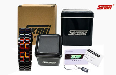 Skmei رجل حديد Samurai حمّم بركانيّة led ساعة, led Digital wristwatch