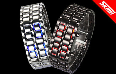 Skmei رجل حديد Samurai حمّم بركانيّة led ساعة, led Digital wristwatch