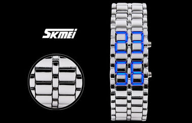 Skmei رجل حديد Samurai حمّم بركانيّة led ساعة, led Digital wristwatch