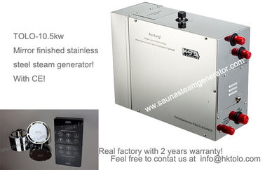 البخار مولد البخار 10.5kw 400V المرحلة 3 / ساونا مولد البخار للعلاج ارتفاع الحرارة