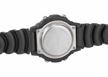 صامد للصدمات pu شريط multifunction مسيك رياضة ساعة لرجل