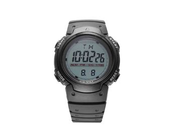 pu يعلّب أسود anti-shock lcd مسيك رياضة ساعة/رجل wristwatch