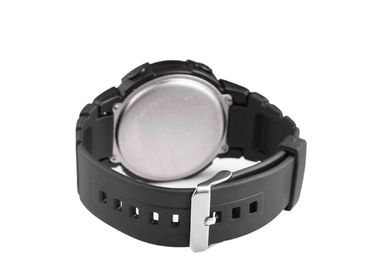 pu يعلّب أسود anti-shock lcd مسيك رياضة ساعة/رجل wristwatch