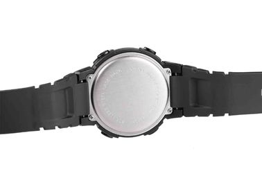 pu يعلّب أسود anti-shock lcd مسيك رياضة ساعة/رجل wristwatch