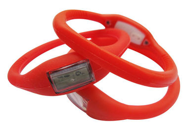 سليكوون مزيج يقود Digital wristwatch صنع وفقا لطلب الزّبون رياضة مع علامة تجاريّة, سوار نطاق